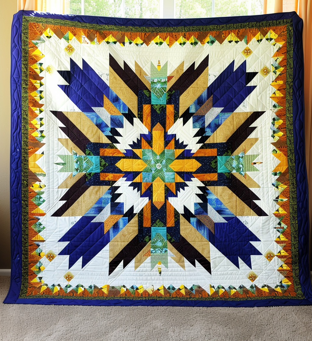 Ancestral Threads Quilted Blanket Room Ideas Gift For Mom - Tradiviet