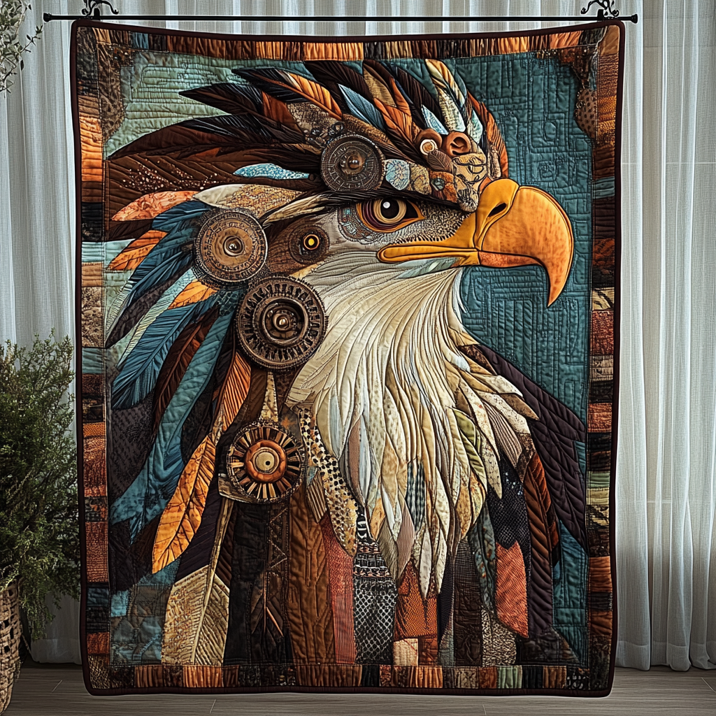 Ancient Pathways Quilted Blanket Bohemian Bedroom Furniture Gift For Friend - Tradiviet