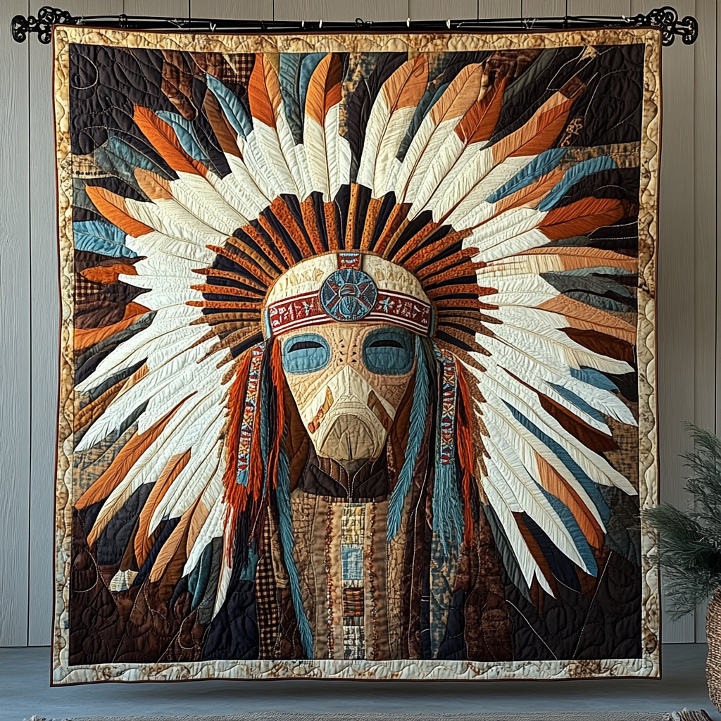 Ancient Sky Journey Quilted Blanket Room Decor Gift For Family - Tradiviet