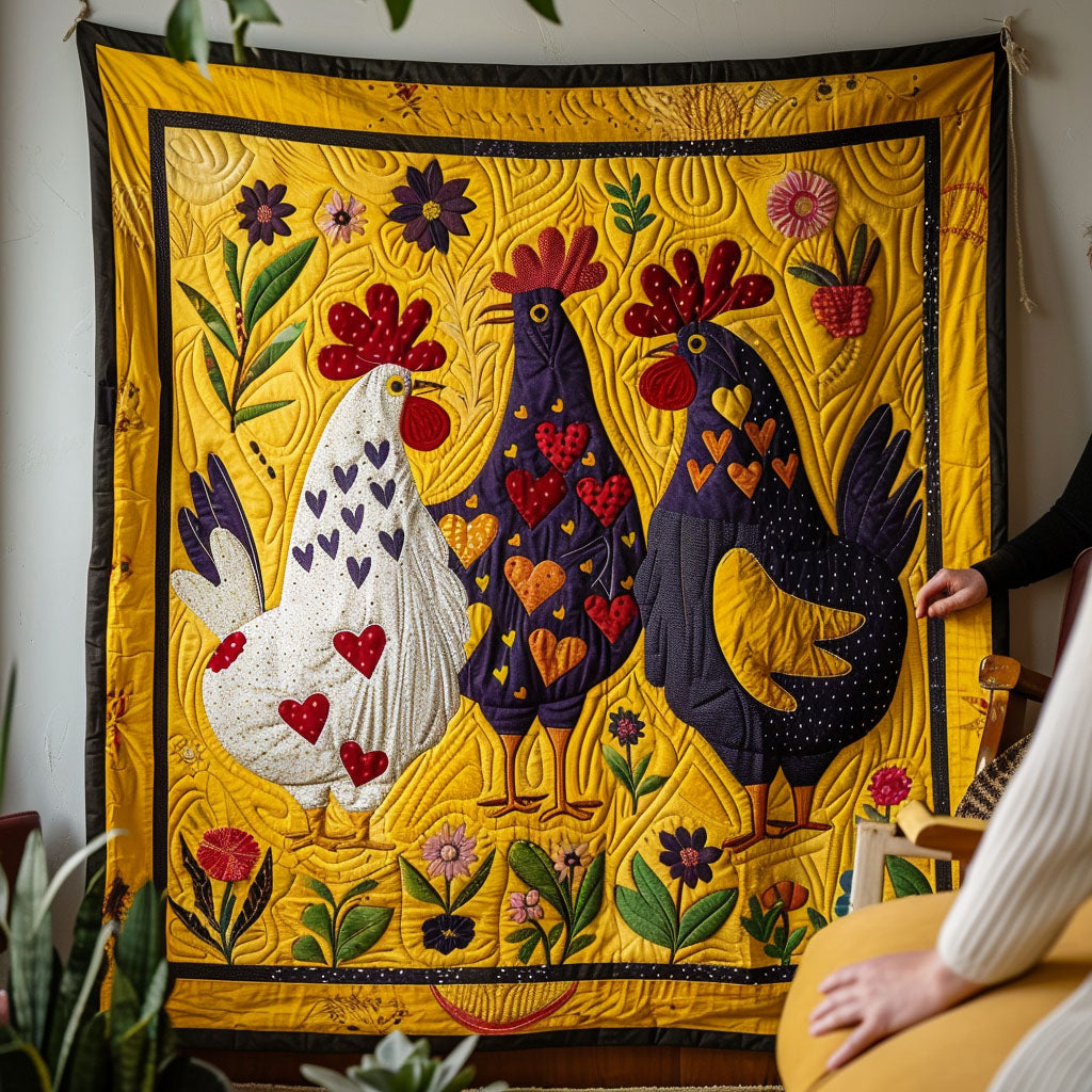 Animated Farm Haven Quilted Blanket 4Th Of July Gift For Women - Tradiviet