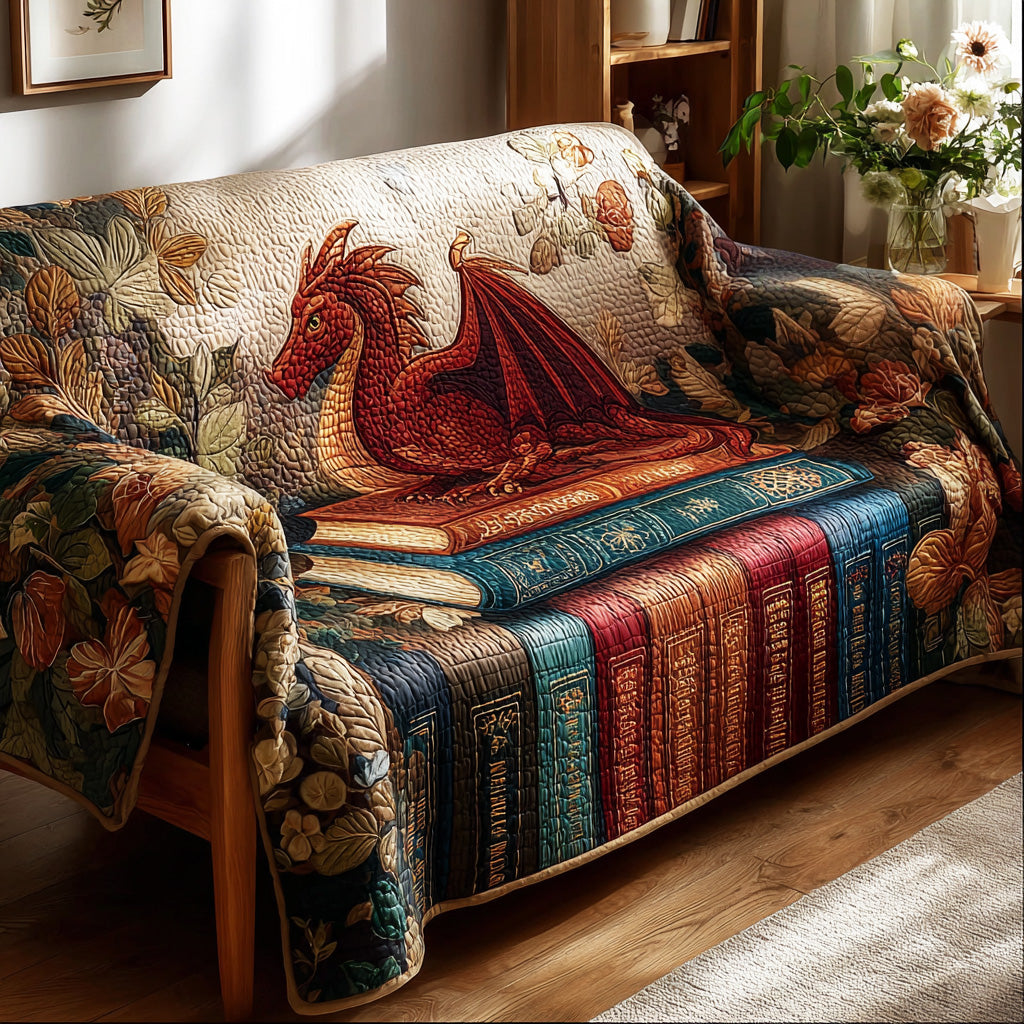 Arcane Tome Watcher Quilted Sofa Cover Modern Home Room Decor Cute Room Decor Finds - Tradiviet