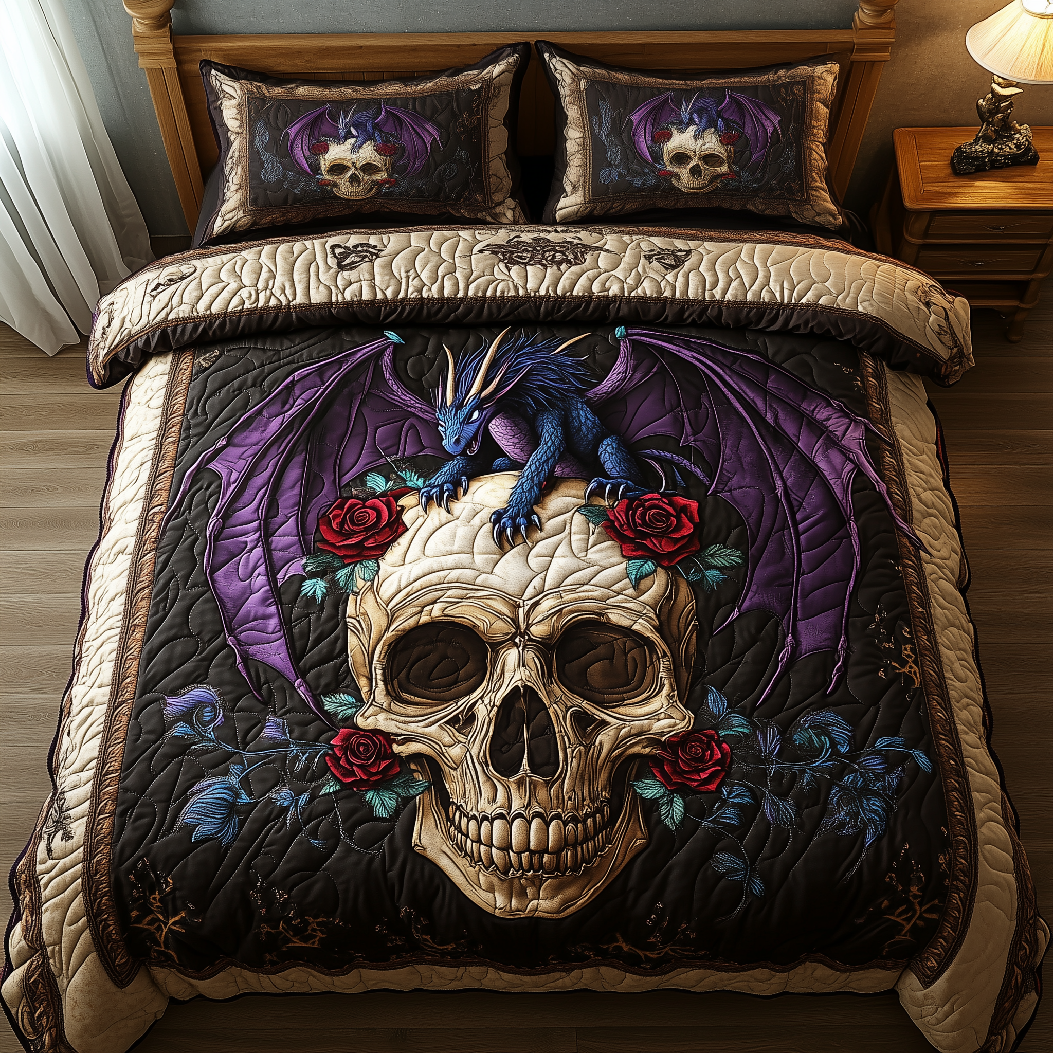 Ashes of Eternity Quilted Bedding Set Ashes Eternity Story Gift For Ashes Eternity - Tradiviet