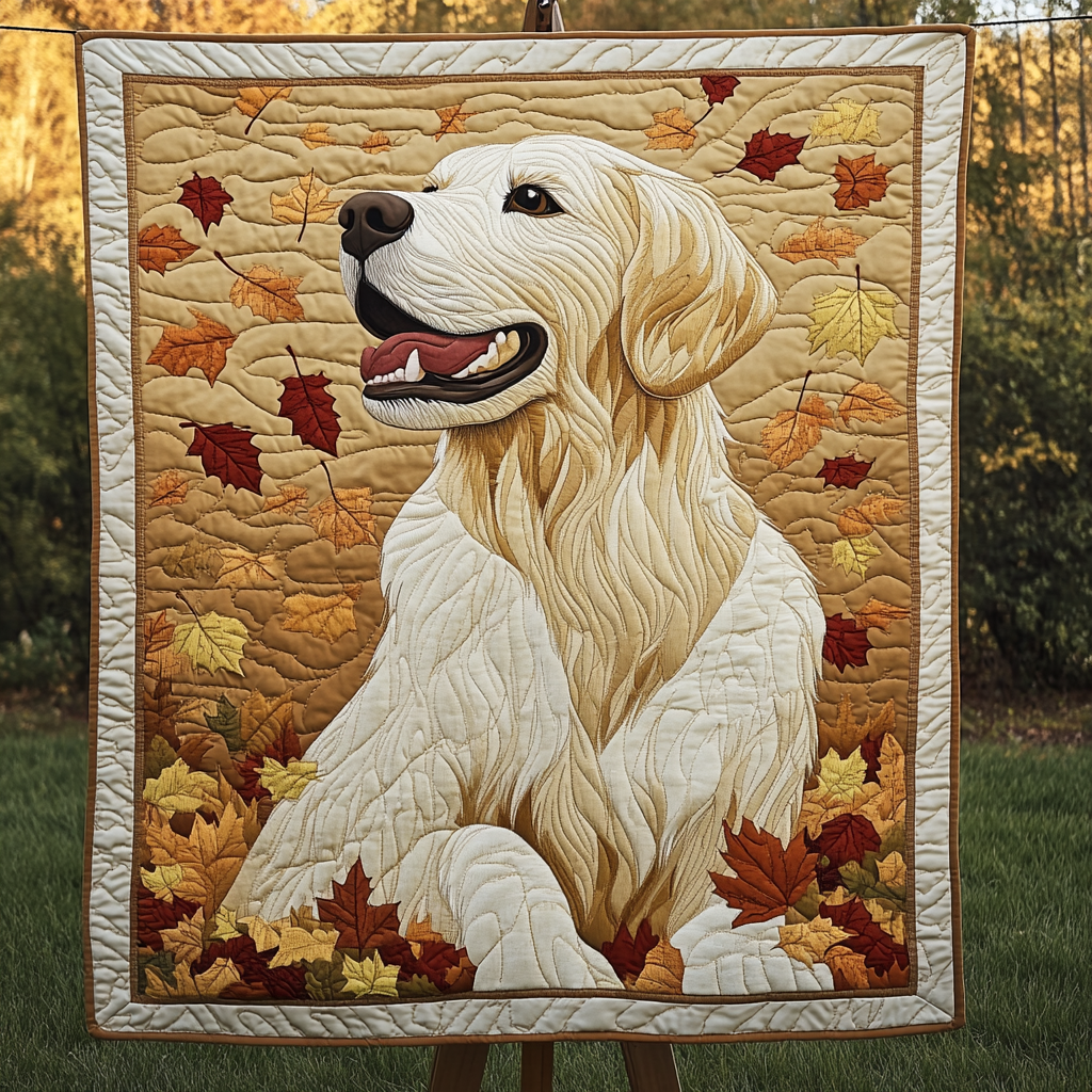 Autumn Gold Quilted Blanket 250th Anniversary Of Independence Patriotic Gifts For Dad - Tradiviet