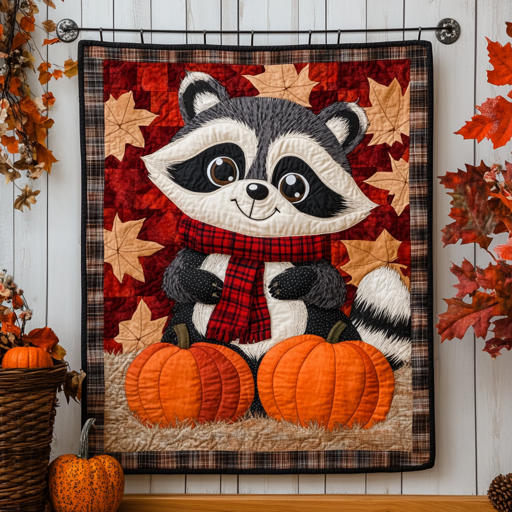 Autumn Mischief Quilted Blanket Room Decor Ideas Gift For Grandma - Tradiviet