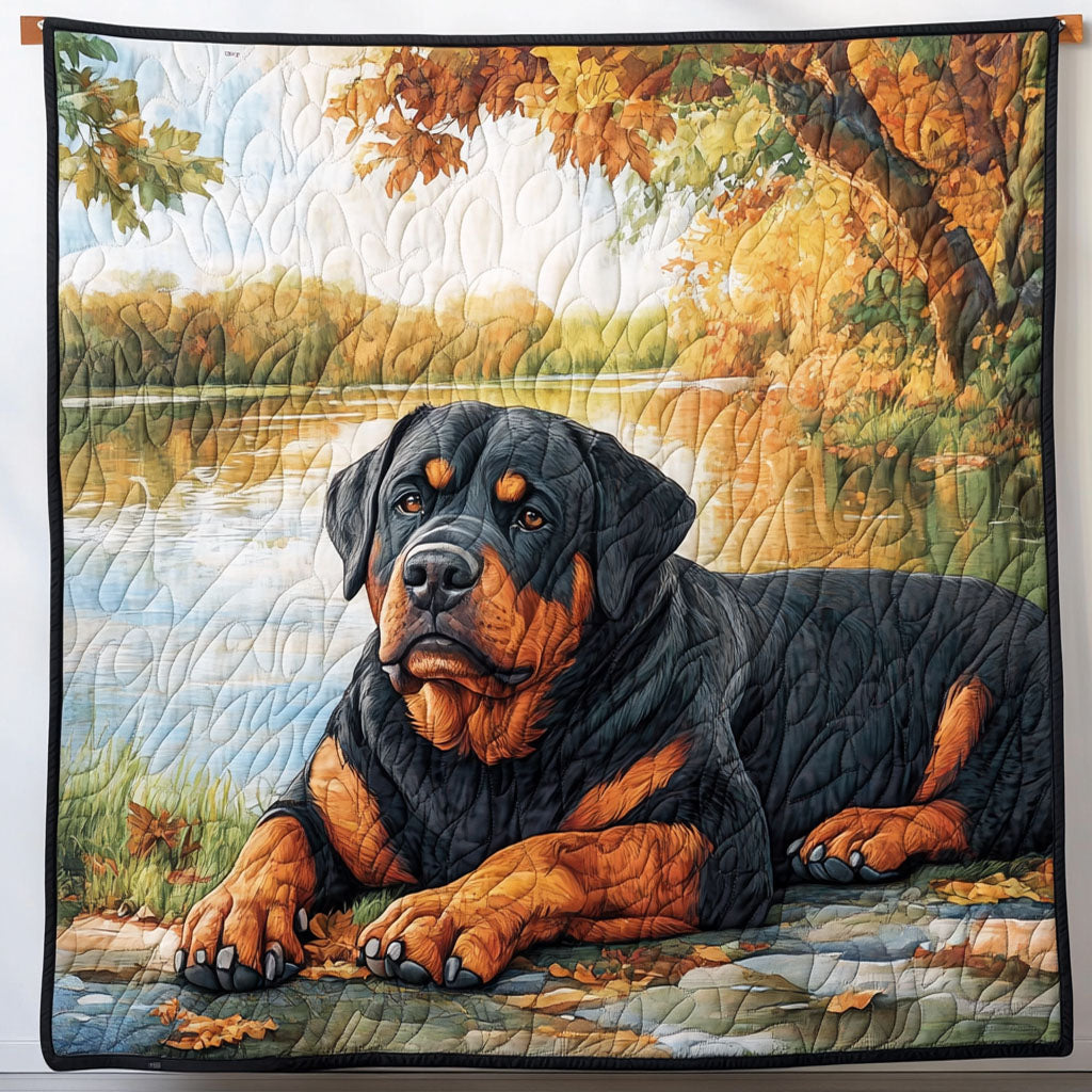 Autumn River Guardian Quilted Blanket Room Decor Gift For Kids - Tradiviet