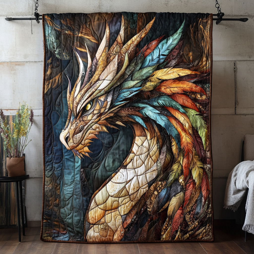 Azure Blaze Quilted Blanket USA 250 Years Of Independence Gift For Porch Decor - Tradiviet