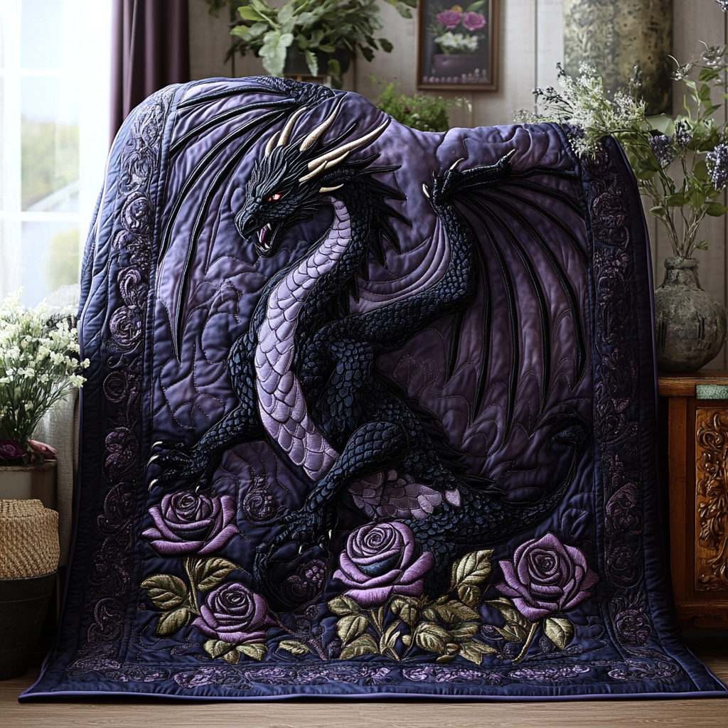 Azure Inferno Quilted Blanket Celebrate America's 250th Patriotic Gifts For Men - Tradiviet