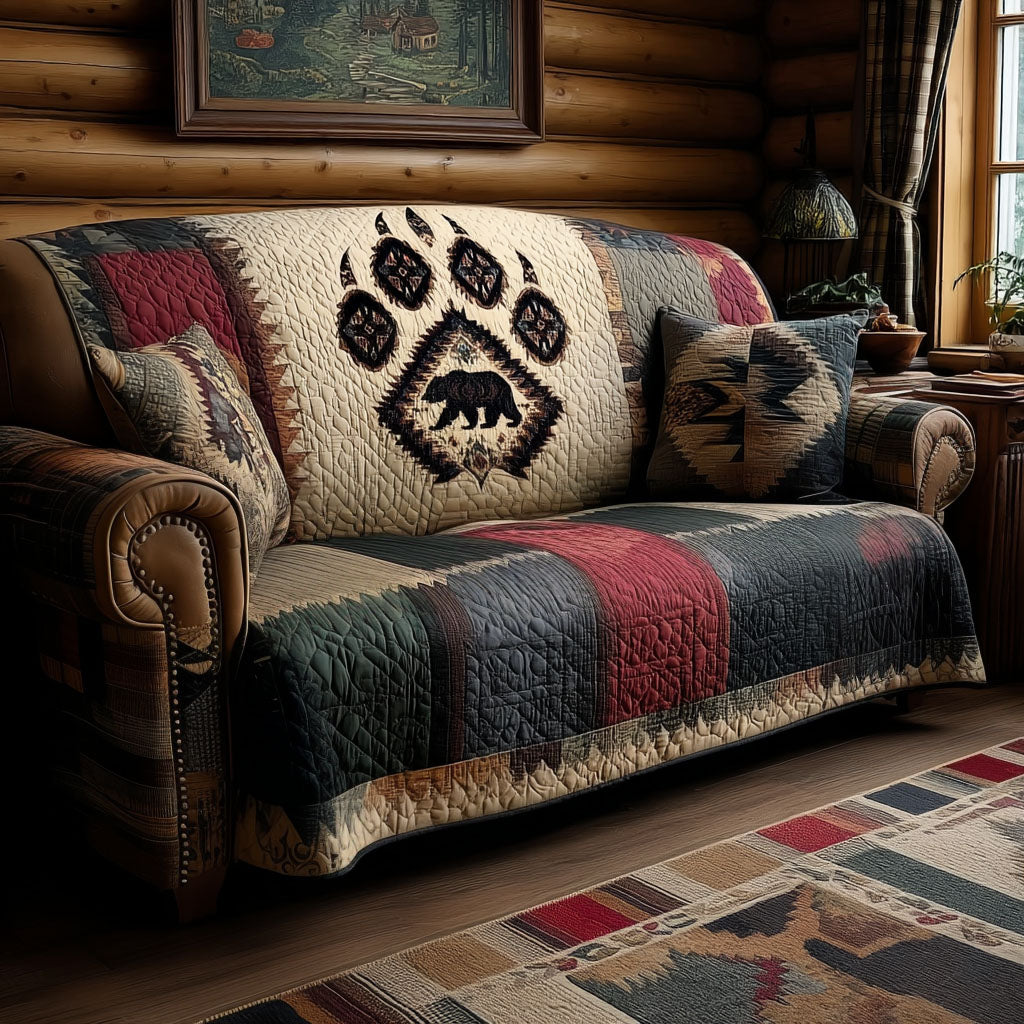Backcountry Comfort Quilted Sofa Cover Boho Room Decor Trendy Room Decor Gifts - Tradiviet