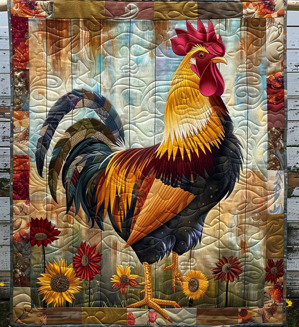 Backyard Banter Quilted Blanket Room Decor Patriotic Themed Gifts - Tradiviet