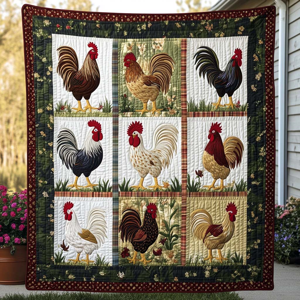 Backyard Kings Quilted Blanket Decorations Gift For Patriots - Tradiviet