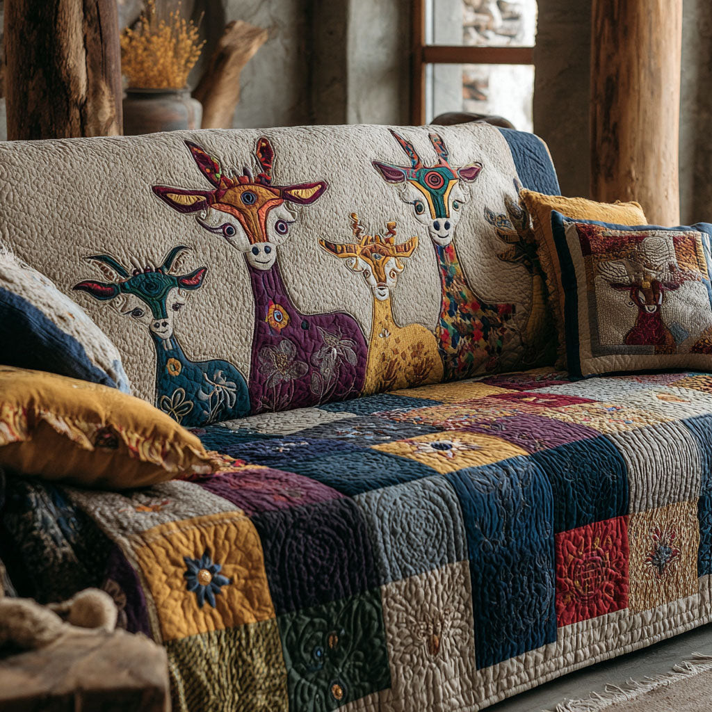 Barnside Buddy Quilted Sofa Cover Pretty Sofa Covers Horse Gifts For Adults - Tradiviet