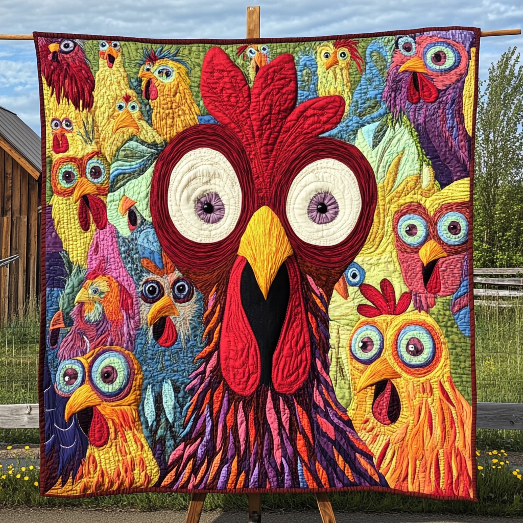Barnyard Beauties Quilted Blanket Decor Ideas For Living Room Gift For Husband - Tradiviet