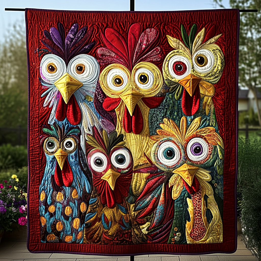 Barnyard Beauties Quilted Blanket Living Room Ideas Gift For Brother - Tradiviet