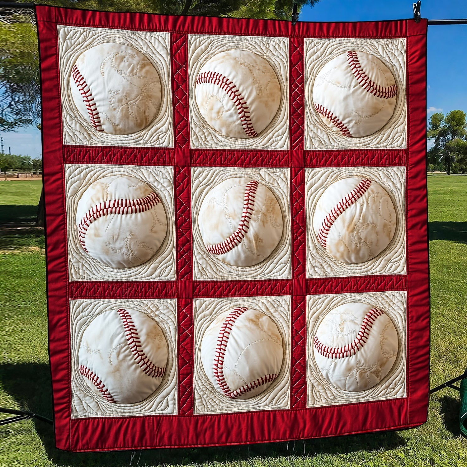Baseball Classics Quilted Blanket Bohemian Bedroom Furniture Gift For Him - Tradiviet
