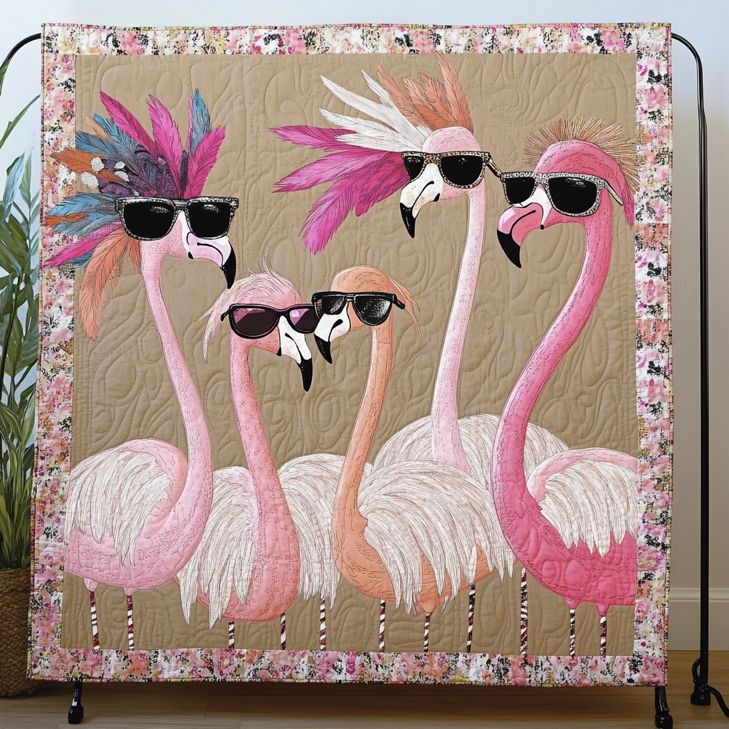 Beachside Beauties Quilted Blanket Best 4Th Of July Gift For Cozy Home - Tradiviet