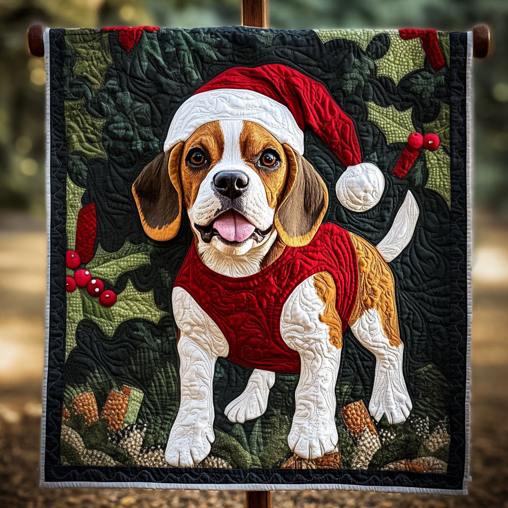 Beagle Festive Magic Quilted Blanket USA 250 Years Of Freedom Patriotic Gifts - Tradiviet