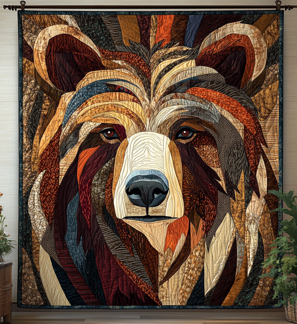 Bear Proud Quilted Blanket Holiday Living Decorations Gift For Nana - Tradiviet