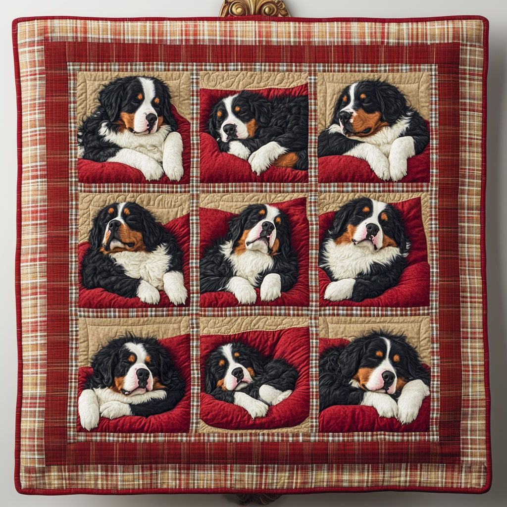 Bernese Wanderer Quilted Blanket USA 250 Years Of Liberty Patriotic Gifts For Men - Tradiviet