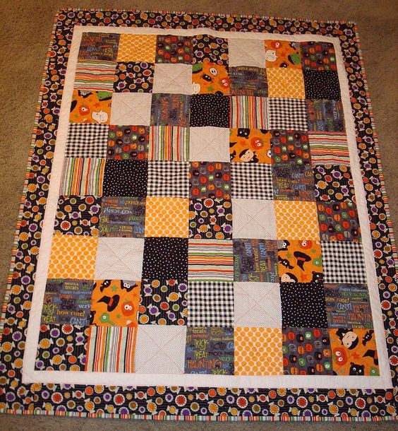 Bewitched Night Quilted Blanket Home Decor Ideas Gift For Grandpa - Tradiviet