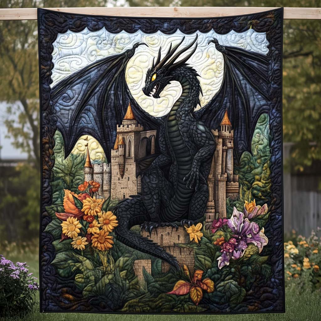 Blackscale Fury Quilted Blanket America's 250 Birthday Gift For New Home - Tradiviet