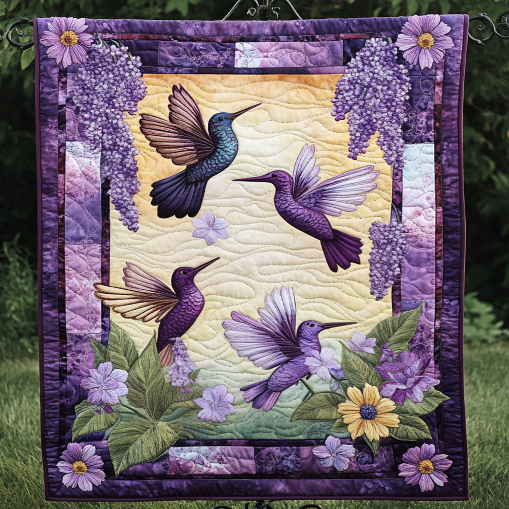 Bloom Seeker Quilted Blanket Celebrate America's 250th Patriotic Gifts For Women - Tradiviet