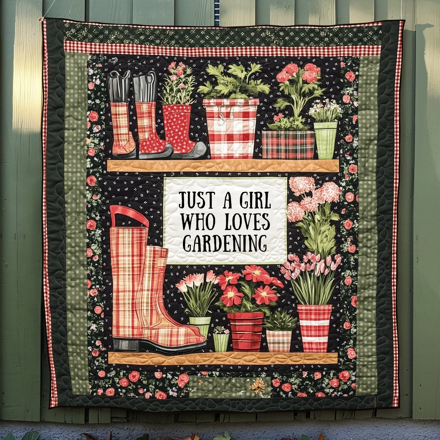 Blooming Beauty Quilted Blanket Holiday Decorations Gifts For 4Th Of July - Tradiviet