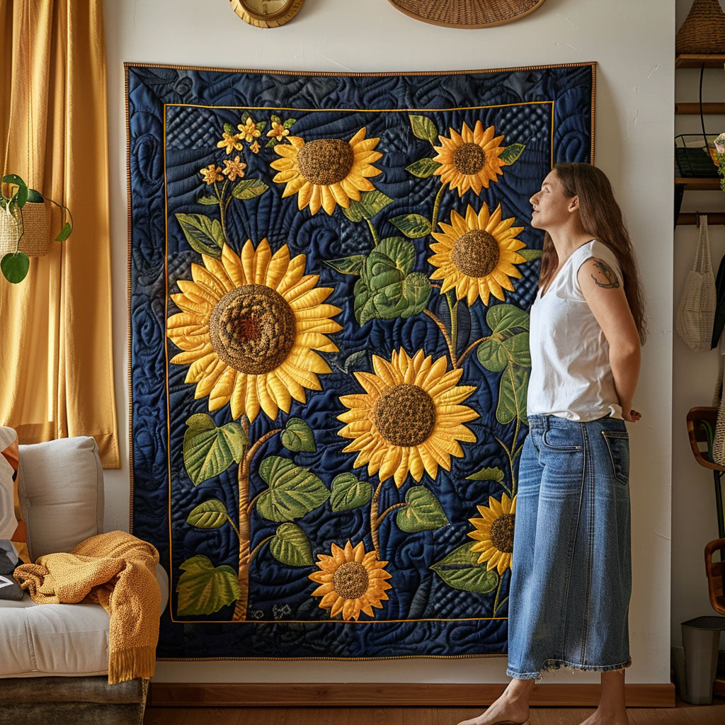 Blooming Garden Quilted Blanket Room Decor Ideas Gift For Aunt - Tradiviet