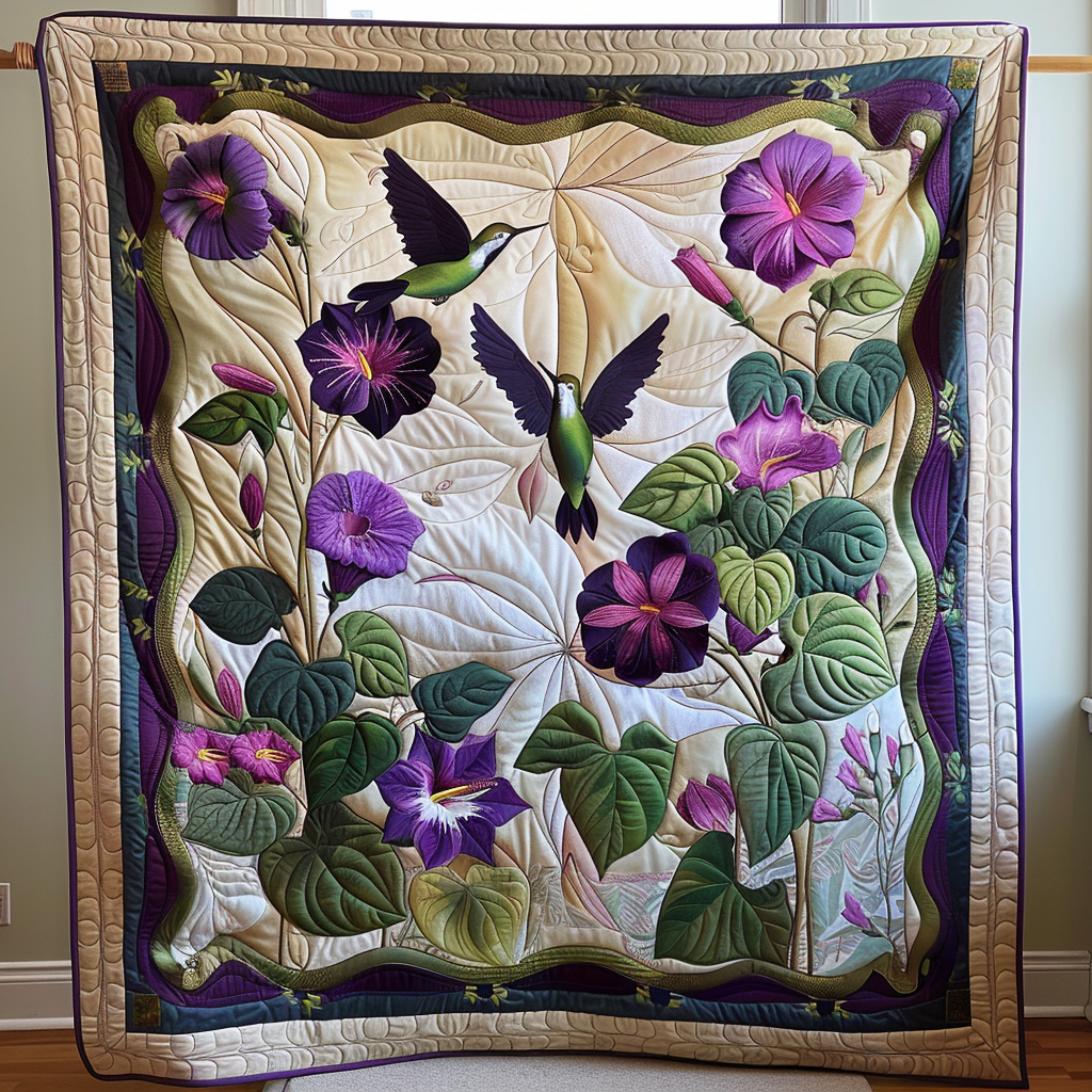 Blossom Ballet Quilted Blanket 1776 2026 Merch Gift For Indoor Decor - Tradiviet