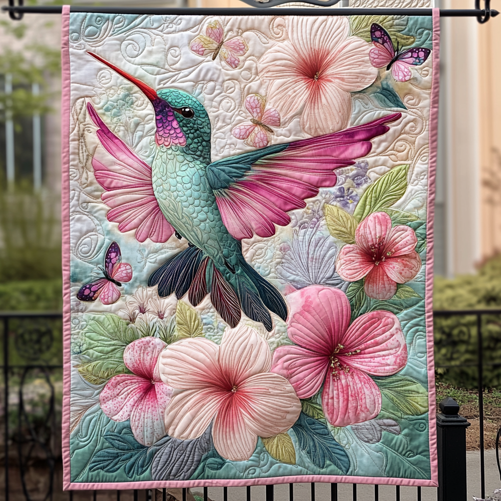 Blossom Dancer Quilted Blanket America Celebrates 250Th Anniversary Gift For New Home - Tradiviet