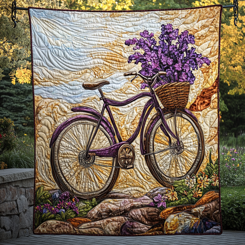 Blossom Trail Quilted Blanket In God We Trust Gift For Home Accent - Tradiviet