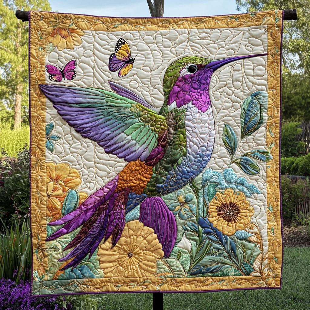Blossom Whisper Quilted Blanket Independence Day Gift For Table Decor - Tradiviet