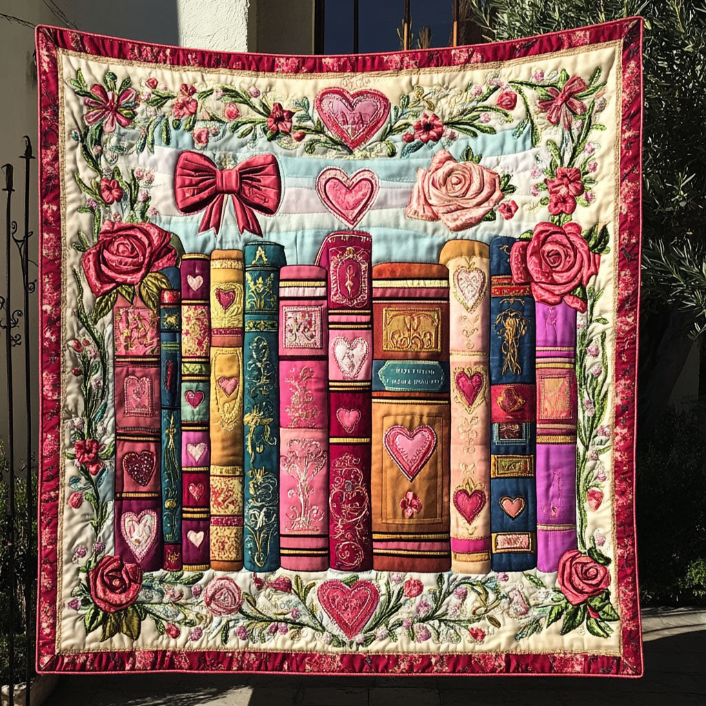 Bound by Romance Quilted Blanket Decorating Your Home Gift For Kids - Tradiviet