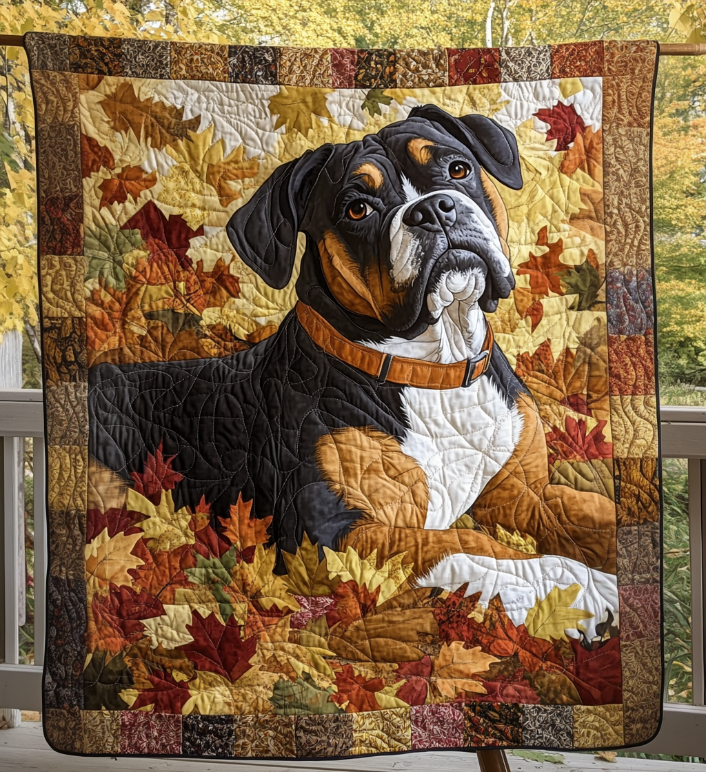 Boxer Dog Rest Quilted Blanket Holiday Home Decor Gift For Living Room - Tradiviet