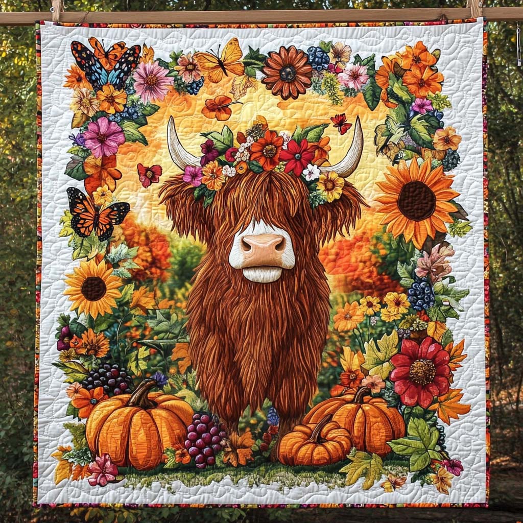 Butterfly Meadows Quilted Blanket House Decorations Gift For Husband - Tradiviet