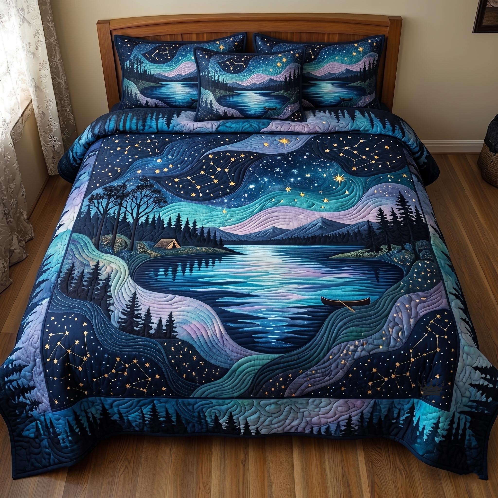 Camper Life Quilted Bedding Set Camper Life Bloom Gift For Life Fans - Tradiviet