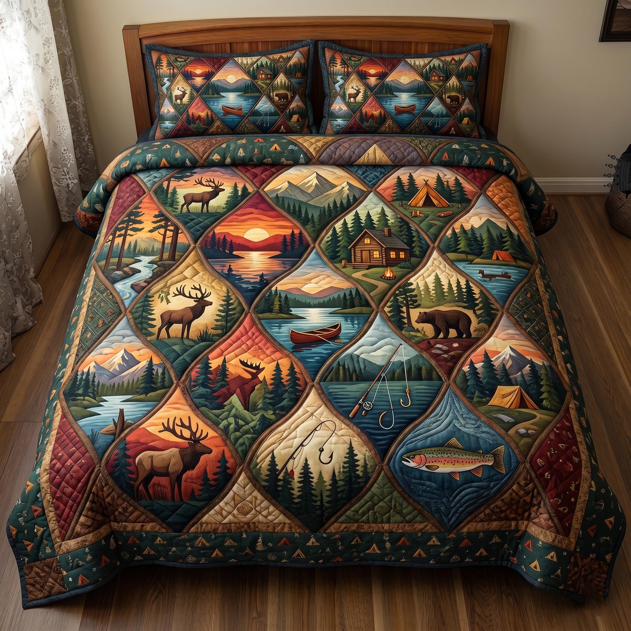 Camper Life Quilted Bedding Set Camper Life Joy Gift For Camper Friends - Tradiviet