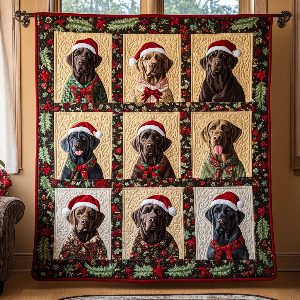 Canine Companions Quilted Blanket USA 250 Years Of Independence Gift For Patriots - Tradiviet