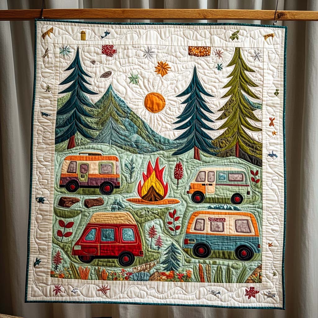 Canyon Nights Quilted Blanket 7th July 1776-2026 Gift For Grandpa - Tradiviet