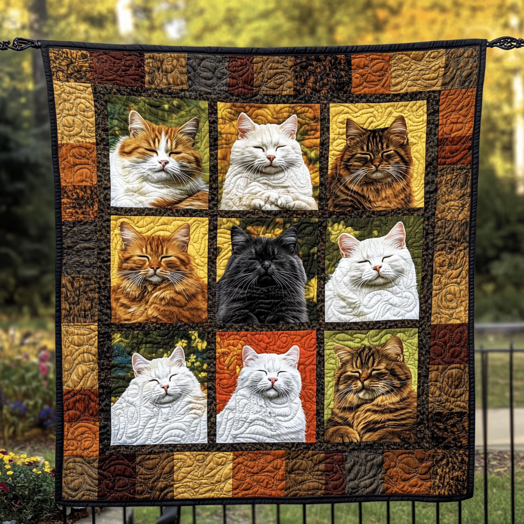 Cat astrophic Beauty Quilted Blanket Holiday Home Decor Gift For Modern Decor - Tradiviet