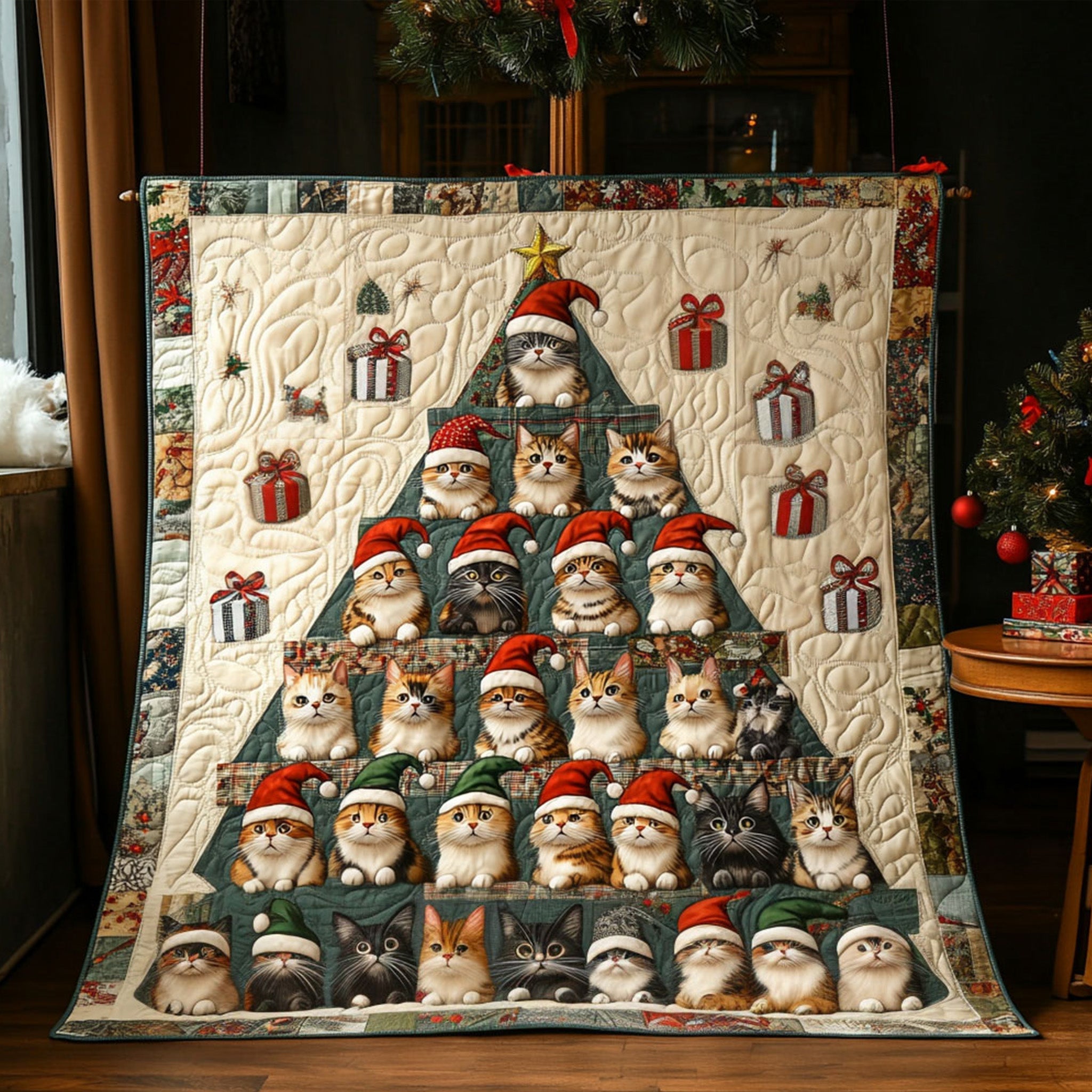 Cat Nap Haven Quilted Blanket USA 250 Years Of Defending Liberty Gift For Patriots - Tradiviet