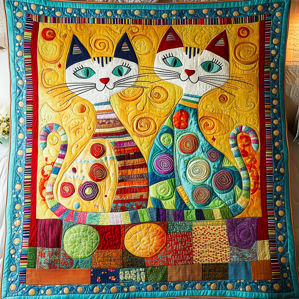 Cat Nap Quilted Blanket USA 250 Years Of Freedom Gifts For 4Th Of July - Tradiviet
