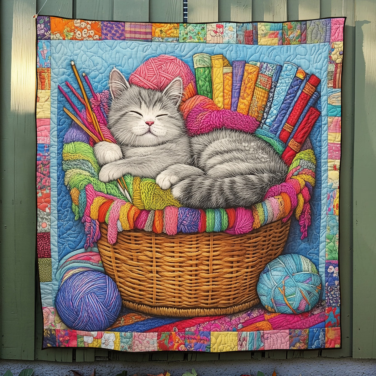 Catnap Comfort Quilted Blanket Indoor Decorations Gift For Her - Tradiviet