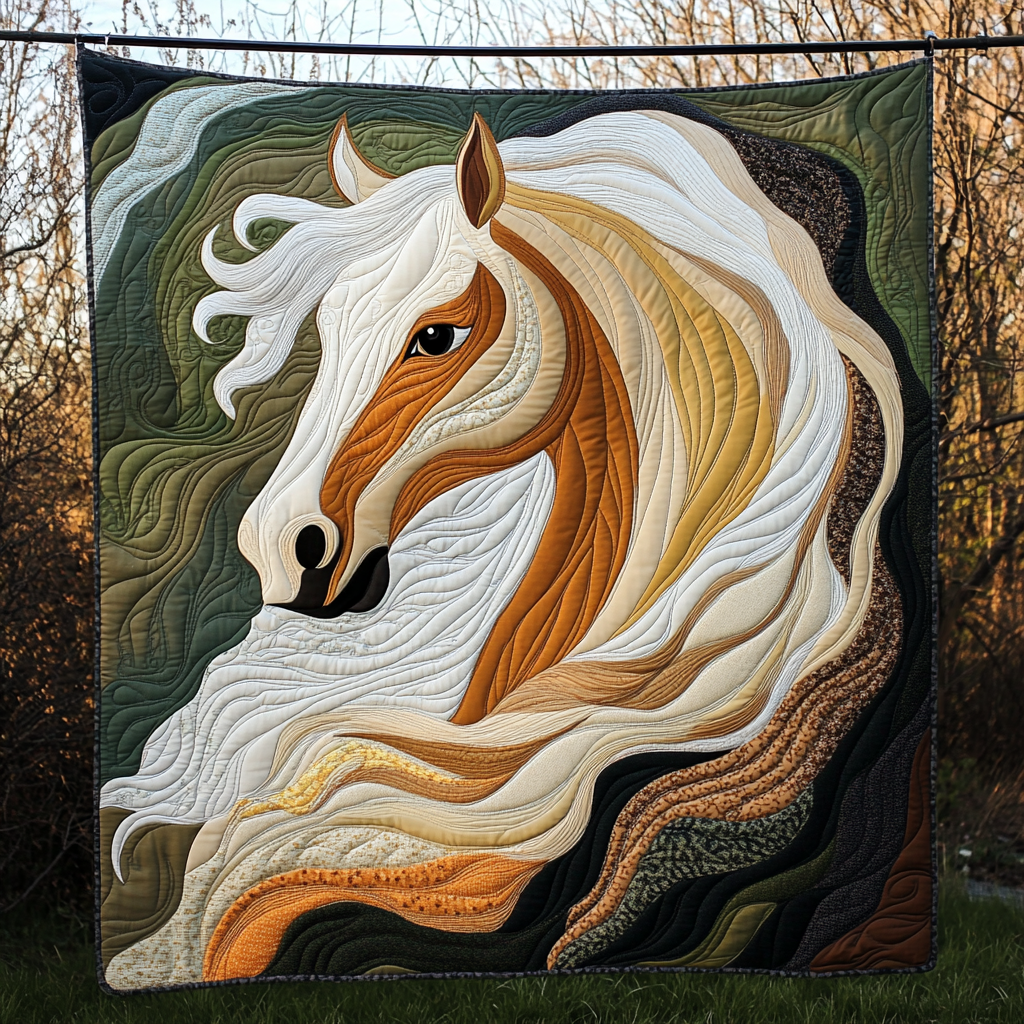 Celestial Charger Quilted Blanket 250 Years Of Defending Liberty Gift For Seasonal Decor - Tradiviet