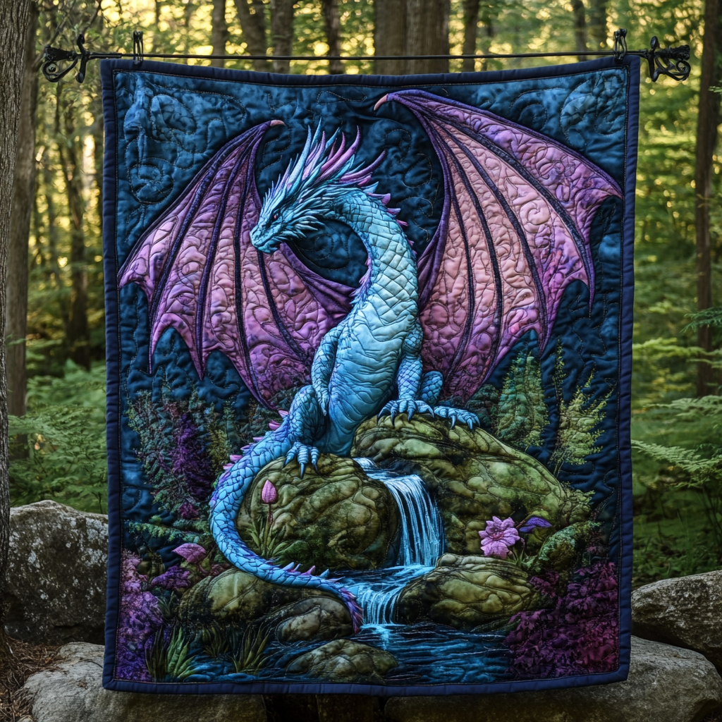 Celestial Ember Quilted Blanket 4Th Of July Present Gift For Home Accent - Tradiviet