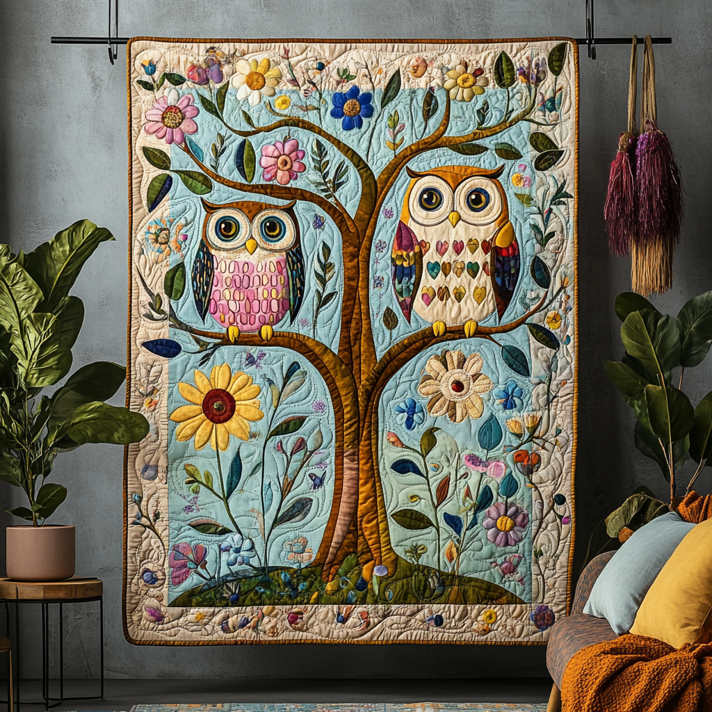 Celestial Sentries Quilted Blanket We The People Gift For Grandpa - Tradiviet