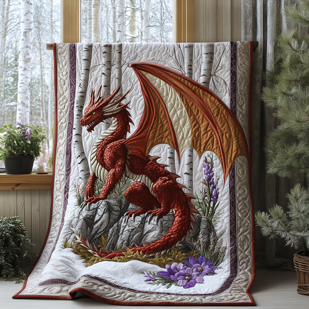 Celestial Talon Quilted Blanket Holiday Decorations Gift For Aunt - Tradiviet