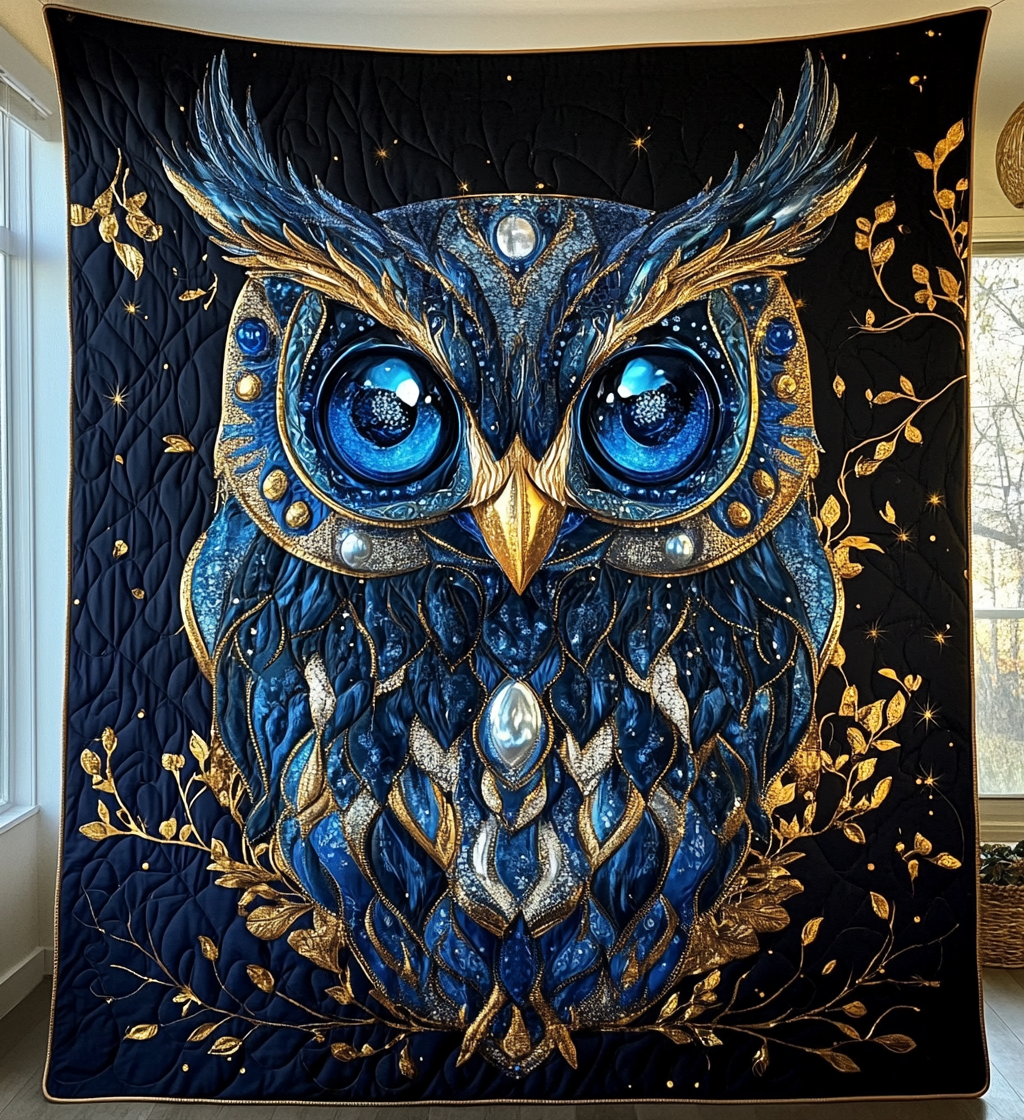 Celestial Watcher Quilted Blanket Room Decor Gift For Friend - Tradiviet