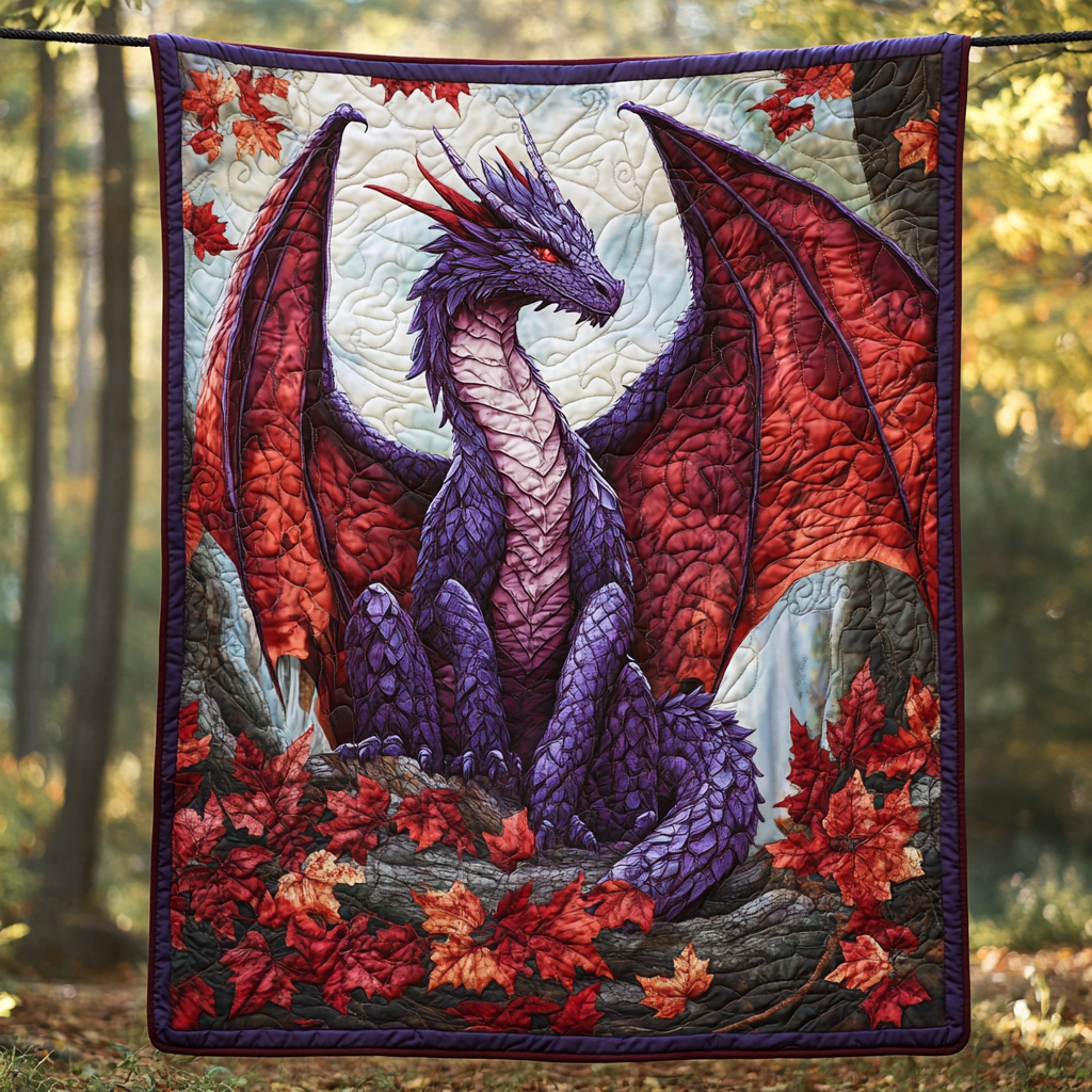 Celestial Wyrm Quilted Blanket Decorations Gift For Bestie - Tradiviet