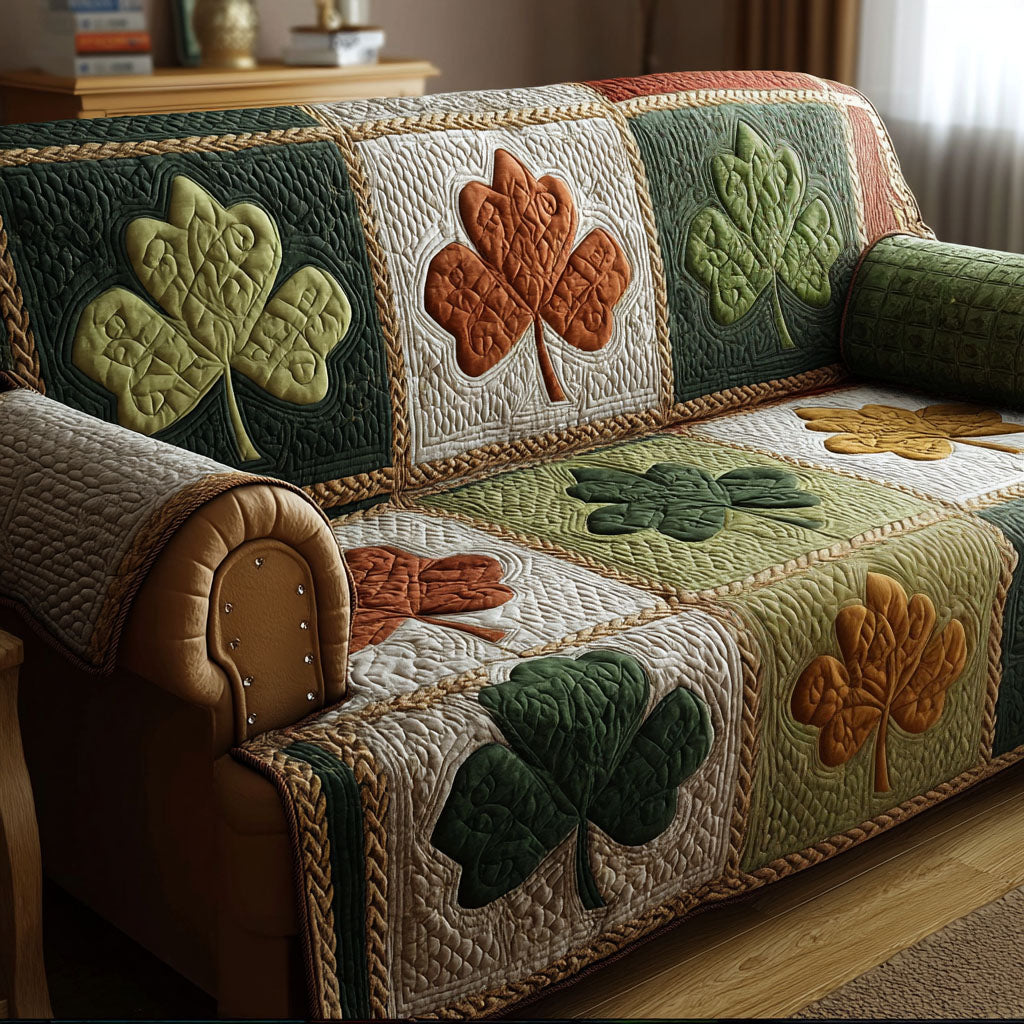 Celtic Charm Quilted Sofa Cover Modern Room Decor Home Decor Gift Ideas - Tradiviet