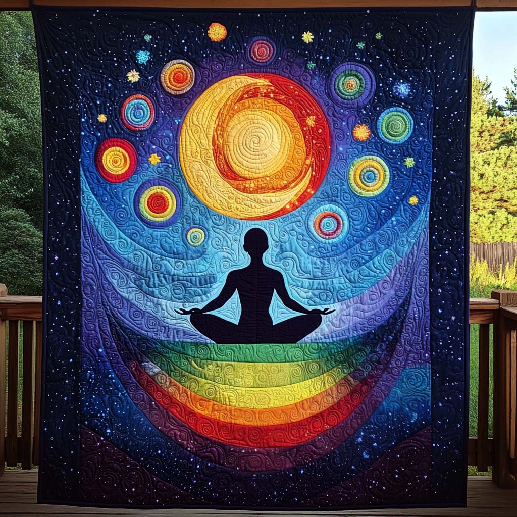Chakra Harmony Quilted Blanket Room Decorations Gift For Home Decor - Tradiviet